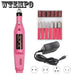 6bits Power Nail Art Drill Professional Electric Manicure Machine Nail Drill Pen Polish Tool