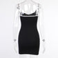Black Suspender Dress Female Summer Sexy Bag Hip Skirt Sleeveless Tight-fitting Slim Casual Dress Female