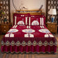 Anti-skid Warm Bedspread Thickened Winter Bedding Skirt High-grade Crystal Velvet Bed Skirt Pillowcases Three-piece Set