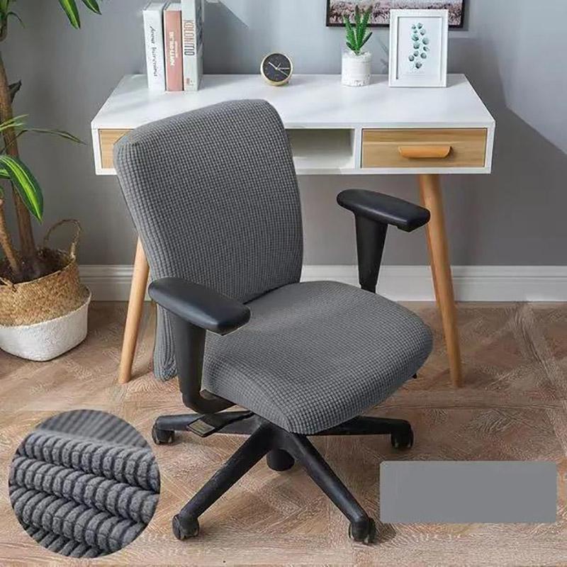 Office Computer Swivel Chair Cover Office Seat Cushion Elastic Chair Cover