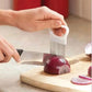 3PC Handy Fruit Gadget Stainless Steel Onion Holder Potato Safety Cooking Tools Slicer Cutting