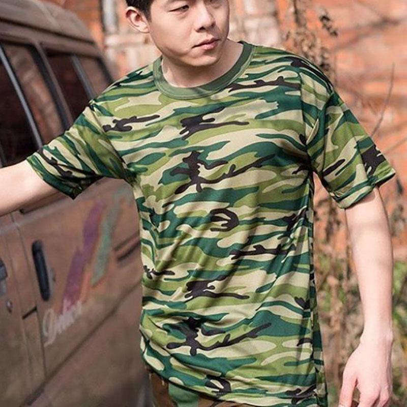 3 Pcs Camouflage Shirts Men Tees Wear-resistant Breathable T-shirt Casual Half Sleeve Pullover Labor Protection Clothing Summer