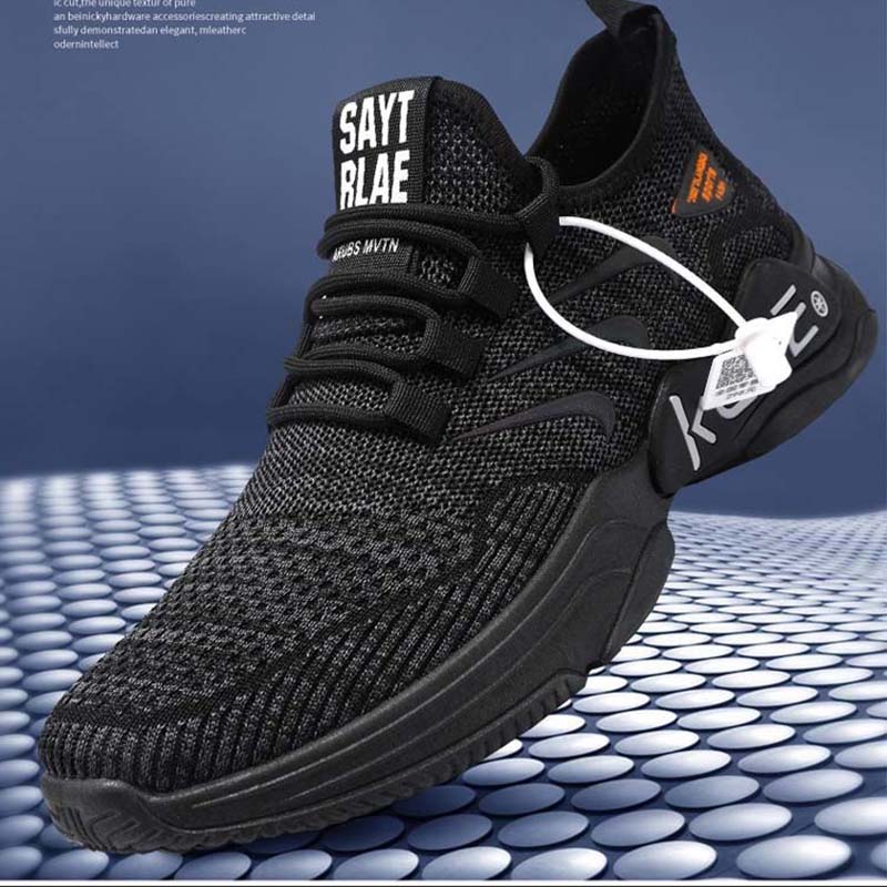 Men's Spring Breathable Flying Woven Men's Sports Shoes Men's Shoes Sports Casual Running Shoes Breathable Men's Shoes