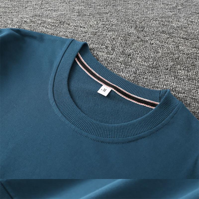 French Rooster Fat Gothic Plus Size Sweater Men's Cotton Round Neck Sweatshirts Fat Simple Casual Autumn