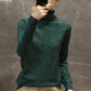Women Solid Shiny Lurex Sweaters Autumn Winter ladies Long Sleeve Pullover Tops Heaps Collar knit Sweater