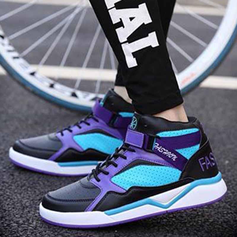 Plus Size 38-44 Men Sneakers Running Sports Basketball Shoes Non-slip Comfortable Deodorant Wear-resistant Sports Shoes