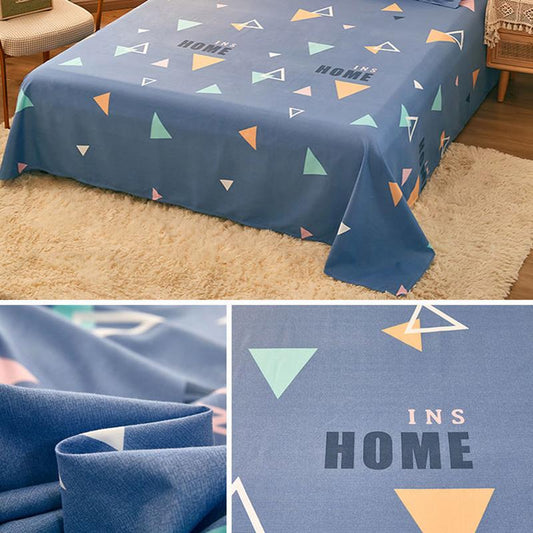 100% Skin-friendly One-piece Bed Sheet Thicken-brushed Student Dormitory Single Double Bed Single