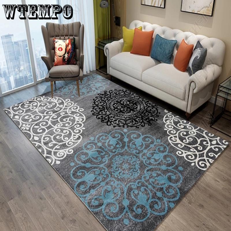 Nordic Flower Art Carpet For Living Room Bedroom Anti-slip Large Rug Floor Mat Carpets Area Rugs