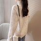 Autumn and Winter Women's Turtleneck Chenille Sweater Fashion Color Thickening Bottoming Shirt Loose Plus Size Sweater