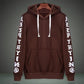 Autumn and Winter Men's Sweater Loose Pullover Hoodie Loose Warm Trendy Knitted Sweatshirts