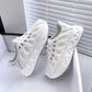 Dissolving Shoes Female Port Style Old Shoes Female Ins Wild Student Korean Version of Ulzzang Thick-soled Sports Shoes Trendy Shoes