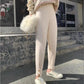 Pregnant Women's Trousers for Autumn and Winter Wear Pants with Plush and Thickened Winter Clothes, Abdominal Support and Leggings for  Winter