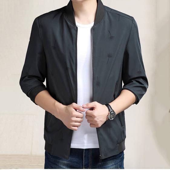 Solid Color 2019 Casual Jacket M-4XL Men Autumn Outerwear Brand Clothing Male Bomber Jacket