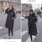Korean Winter Coat Women's Mid-length Over-the-knee Cotton-padded Jacket Loose Cotton-padded Clothes Tide Ins