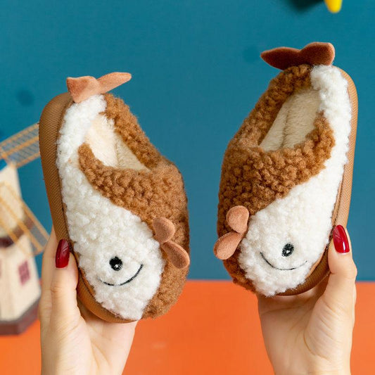 Design Sense Cotton Shoes Indoor and Outdoor Non-slip Casual Slippers Lightweight Flat Shoes Soft Shoes