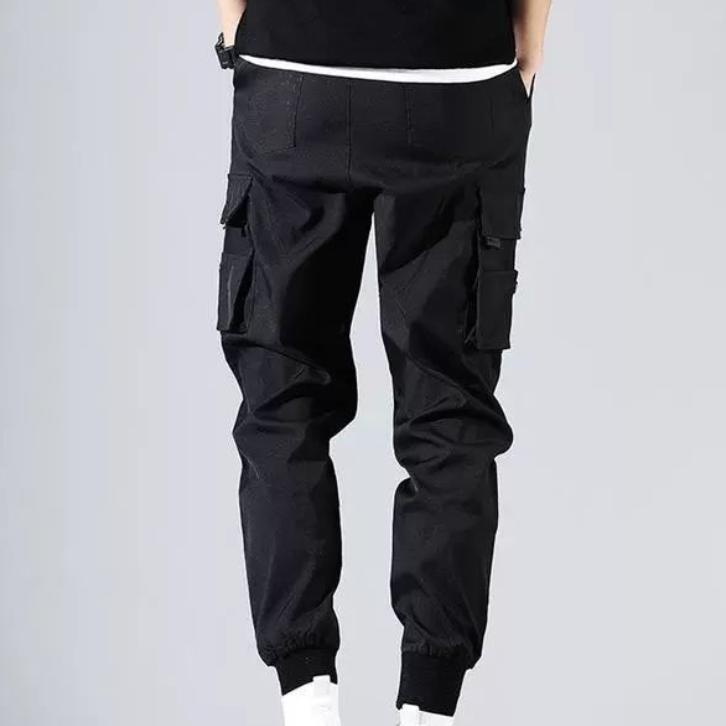 Men's Leggings Overalls, Trendy Brand Student Sports Pants, Men's Pants, Nine-point Pants, Casual Harem Pants