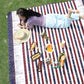 Outdoor Machine Washable Picnic Mat Thickening Ultrasonic Moisture-proof Mat Tent Picnic Portable Spring Outing Lawn Mat