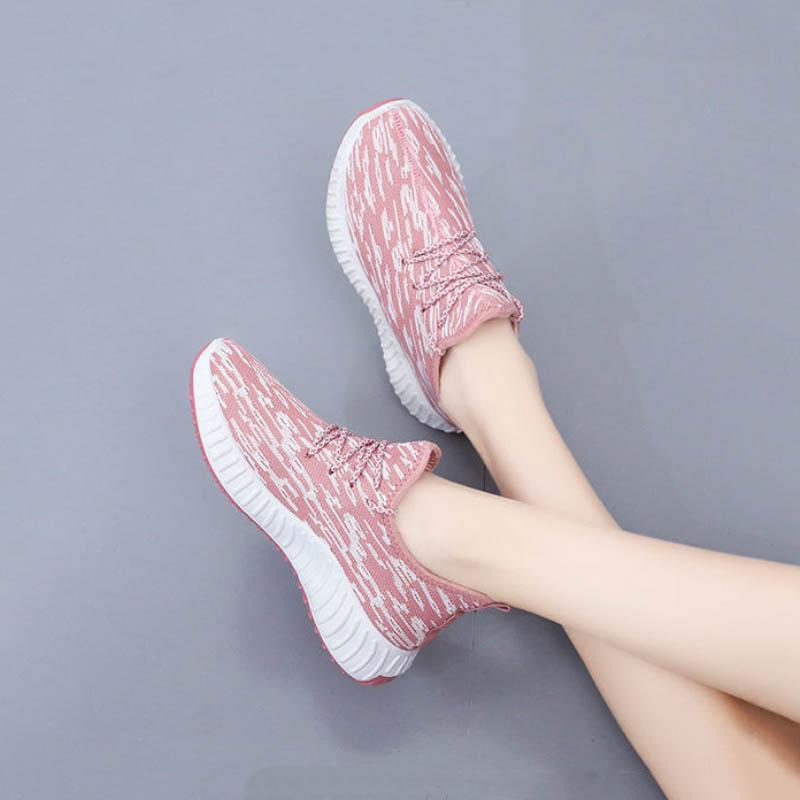 Spring Autumn Women's Casual Sports Shoes Lightweight Non-slip Running Shoes Wear-resistant Flat Shoes Women's Large Size