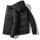 Men's Cotton-padded Clothes Winter Thick Warmth Hooded Trend Casual All-match Men's Trend