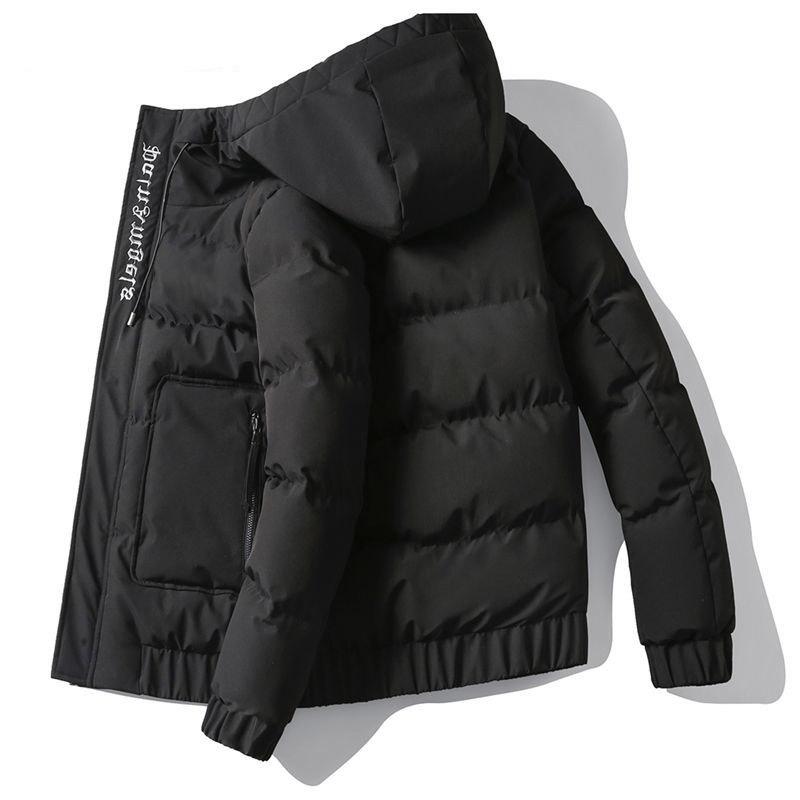 Men's Cotton-padded Clothes Winter Thick Warmth Hooded Trend Casual All-match Men's Trend
