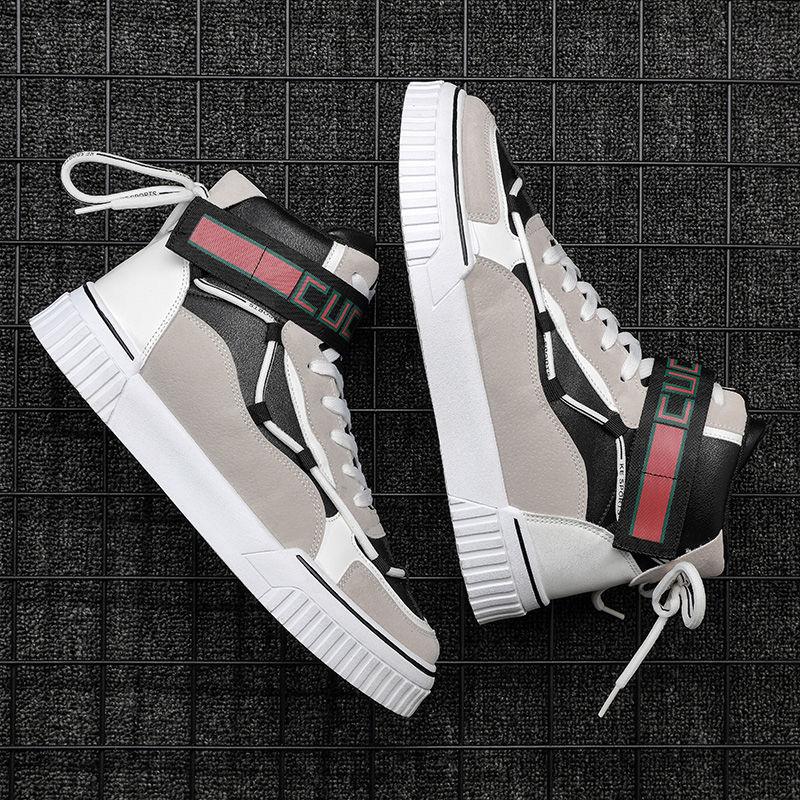 Spring High-top Men's Shoes Korean Version of The Trend of Sports Shoes, Students All-match Casual Shoes