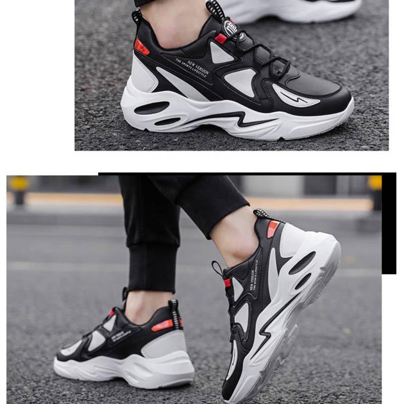 Jogging shoes Korean shoes father shoes fashion trend wild men's sports shoes large size comfortable