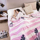 Winter Double-sided Plus Velvet Coral Velvet Warm and Breathable Bed Sheet Single Piece Thick Non-slip Winter Warm Bed Sheet Office Nap Blanket