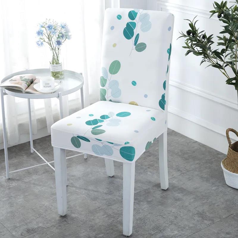 Chair Cover  Cushion Backrest Integrated Household Modern Minimalist Dining Chair Elastic Universal Seat Cushion