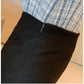 Women Black Sexy Tight A-line Irregular Skirt Paste Drill High Waist Hip Skirt Zipper Club Casual Home Office