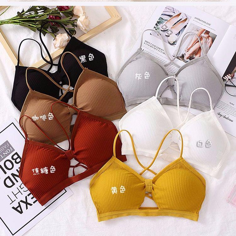 Korean Version of The Wrapped Chest Strap Vest Tube Top Sexy No Steel Ring Beauty Back Bra Student