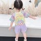 Girls' Summer Clothes Children's Summer Western Style Children's Summer Suits Female Baby Two-piece Suit