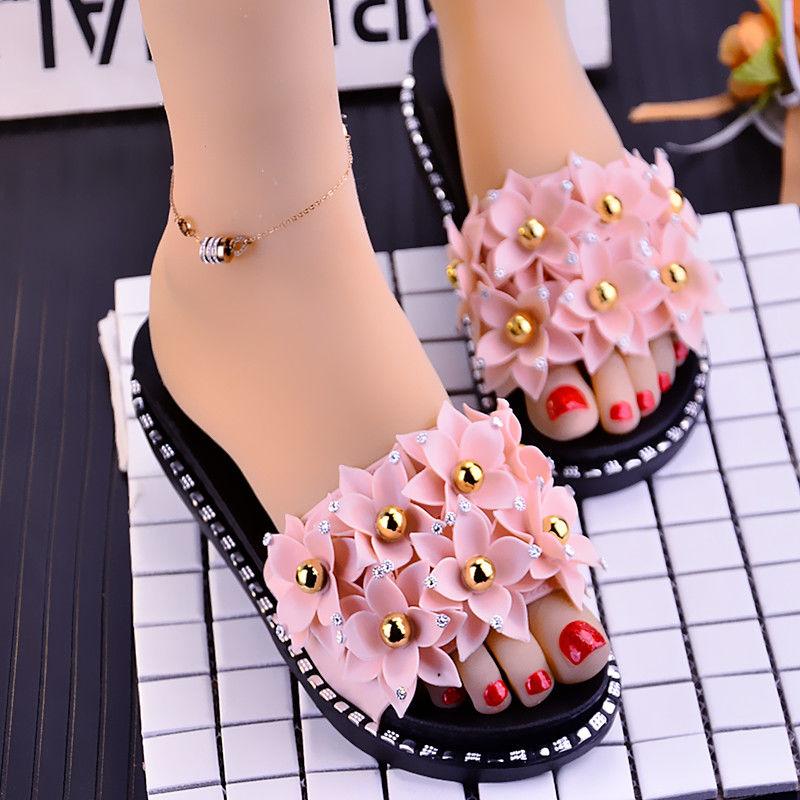 Thick-soled Slippers for Women To Wear Outside In Summer A Flip Flop with A Muffin Bottom All-match Cute Sandals for Indoor and Outdoor Wear