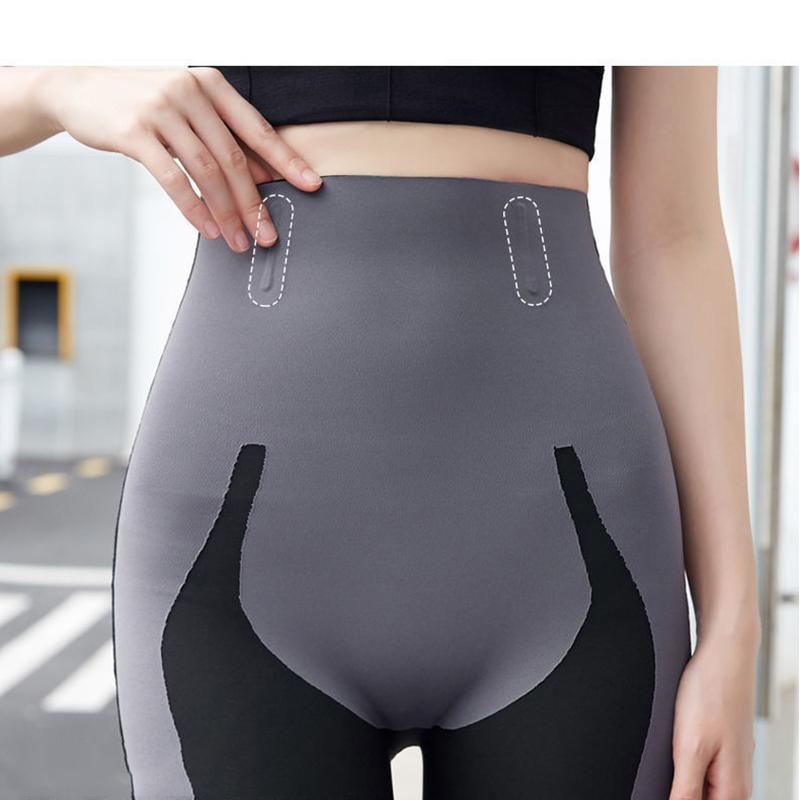 Shark Pants Women's Outer Wear Leggings Thin Suspension Pants Abdomen Hips High Waist Tight-fitting Cropped Trousers Spring and Autumn Models