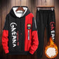 WTEMPO Men Sports Suit Hooded Pullover Suit Spring Campus Sportswear Casual Loose Clothing for Youth