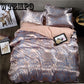Luxury Embroidered Satin Jacquard Bedding set bed Duvet cover Bed Flat sheet set Pillow
