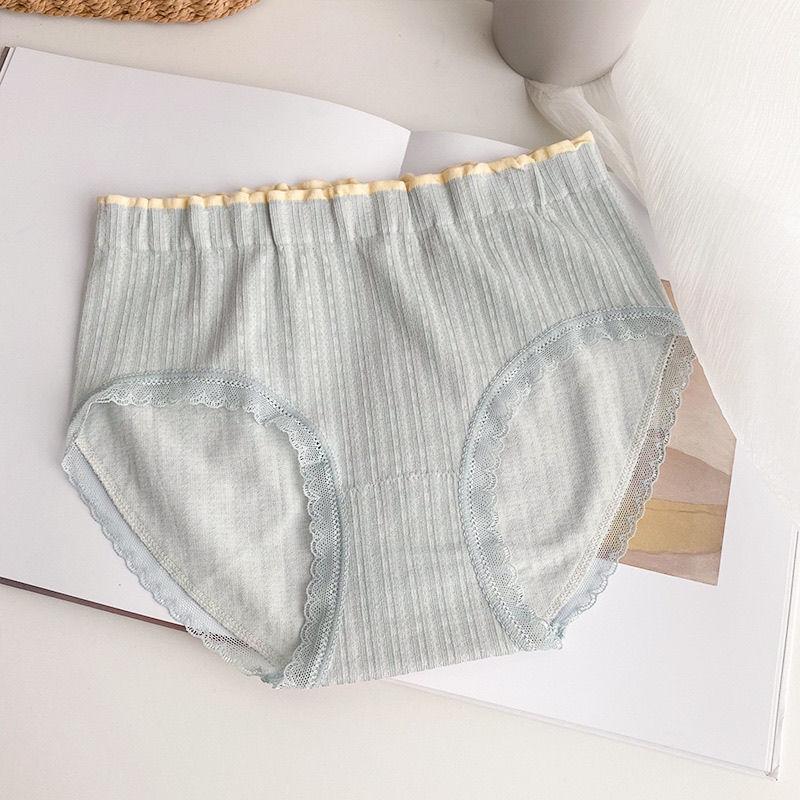 Sweet Girls Panties, Twist Stripes, No Trace Antibacterial and Breathable, Hips and Mid-waist