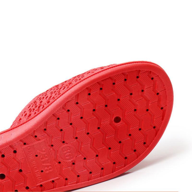 Ladies Summer Sandals and Slippers All-match Outer Wear Wedge Heel Fashion Trend Non-slip Beach Shoes