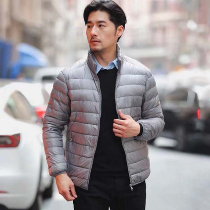 Autumn and Winter Jacket Men's Down Jacket Short Jacket Large Size Down Jacket 2021 New Warm Jacket