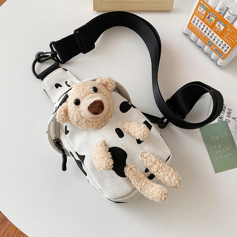 Bag Girls Fashion Cute Chest Bag Summer Leisure Shopping Wild Trend Canvas Bag Shoulder Messenger Bag