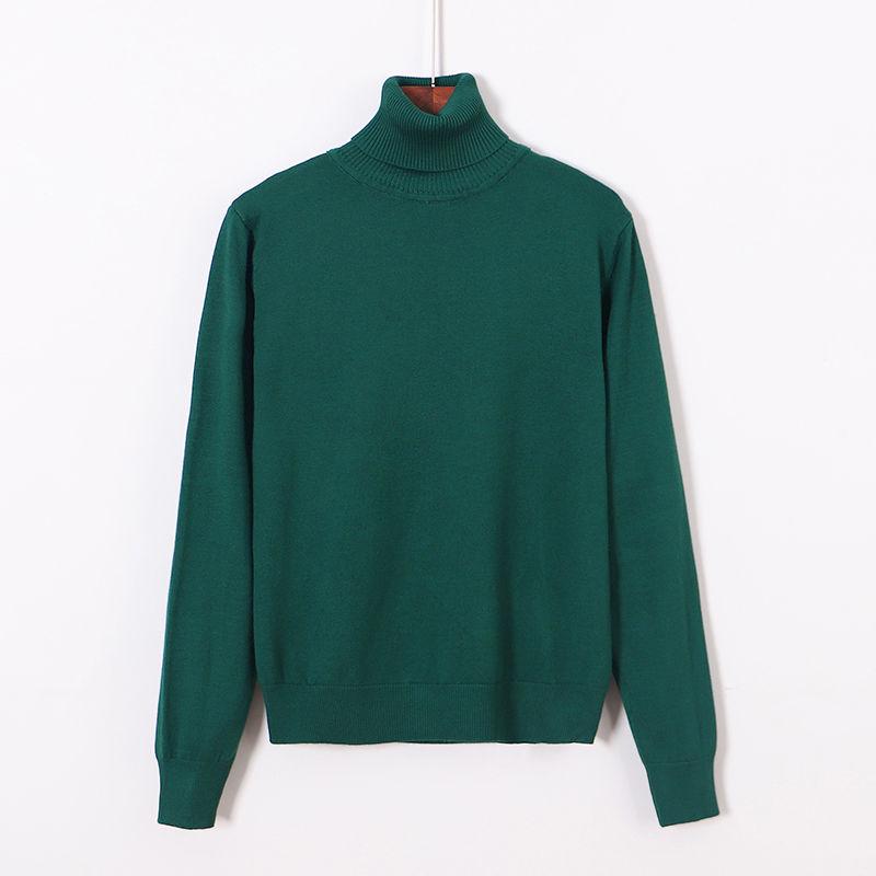 Large size women's turtleneck sweater autumn and winter new women's loose long sleeve sweater