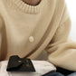 Autumn Winter Pullover Round Neck Sweater Female Students Base Loose Sweater Coat Jacket
