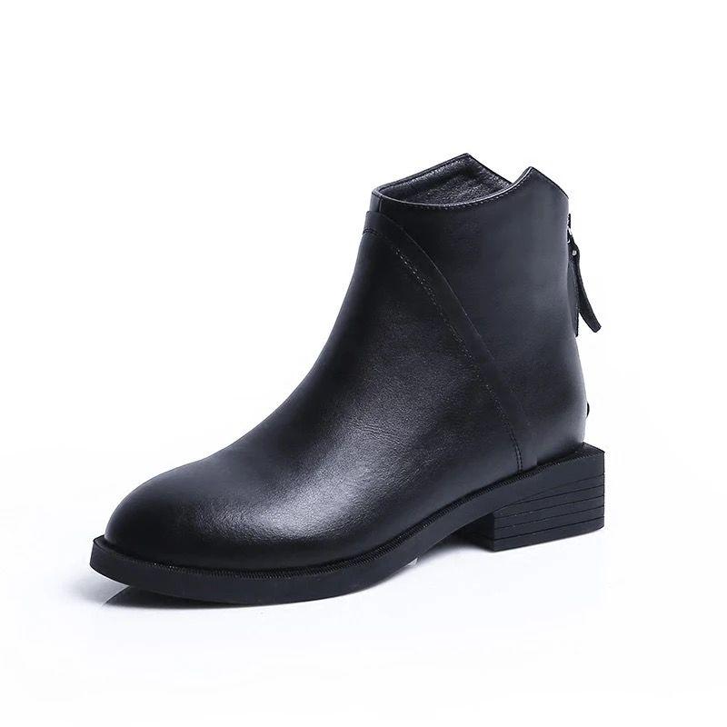 Womens Ankle Boots Femmes Low Heels Booties Women Casual Shoes Women Ladies Autumn Winter Shoes