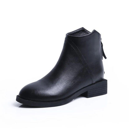 Womens Ankle Boots Femmes Low Heels Booties Women Casual Shoes Women Ladies Autumn Winter Shoes