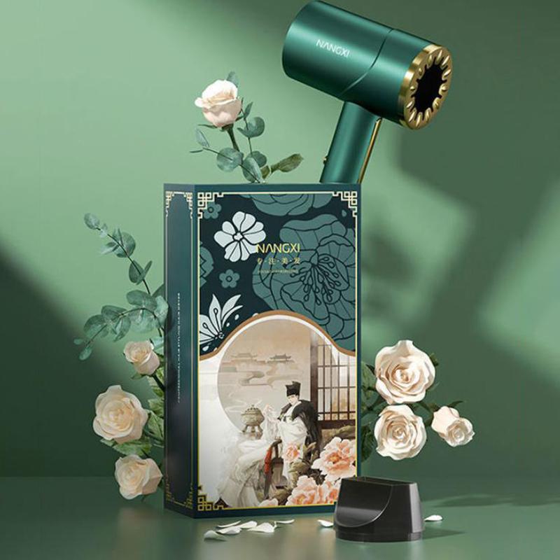 1200W Professional Hair Dryer Set Blu-ray Negative Ion Hair Care Hot/cold Hair Dryer Silent Barber Equipment