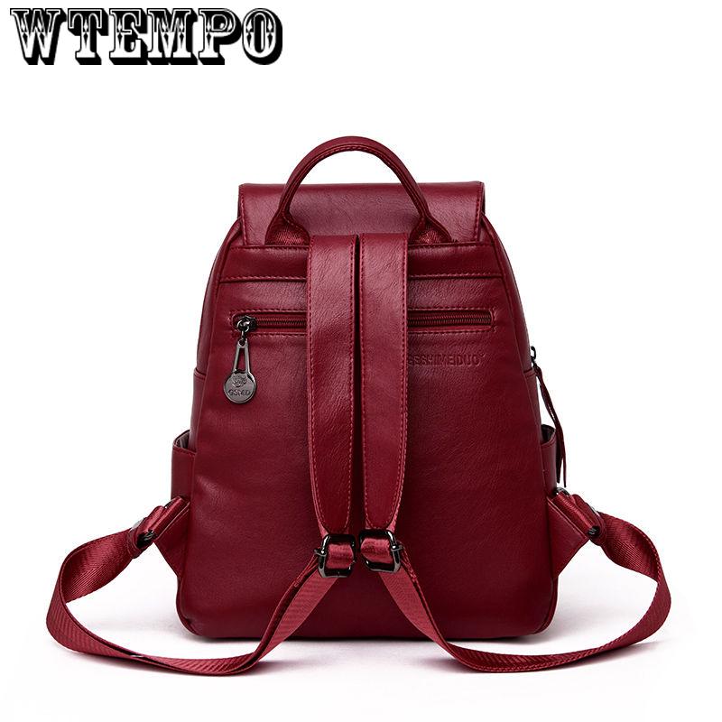 soft sheepskin Backpack Women Mini Backpack Fashion Causal Bags for Women Bag Rucksack