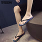 Pair of Shoes Men's Solid Flat Bathing Summer Sandals Indoor Outdoor Slippers