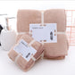 Flannel Soft Bath Towels Bath Towels Cute Pure Cotton Absorbent Household Non-linting Bath Towels Skin-friendly Soft and Washable Without Fading