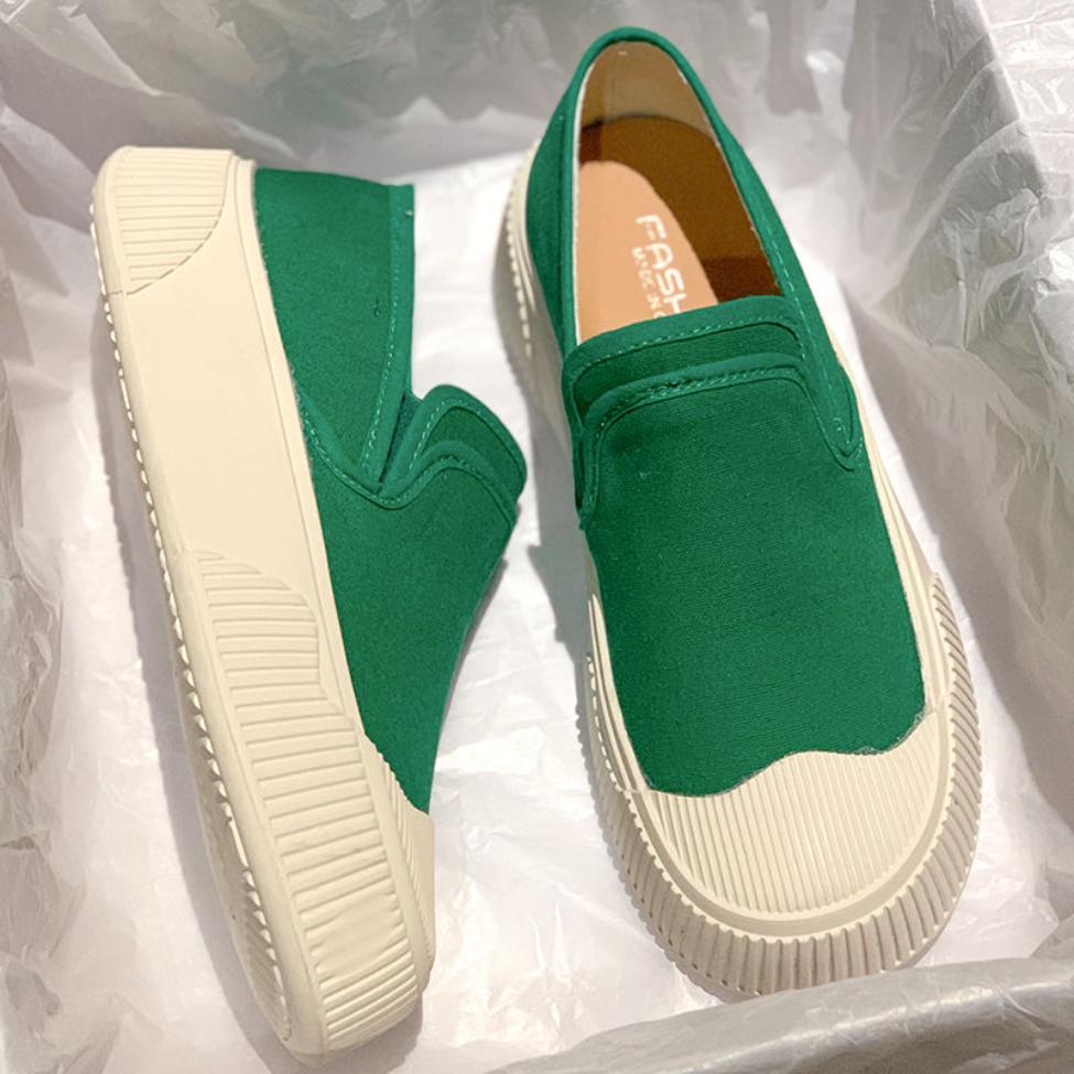Women Wear Canvas Shoes In Spring and Summer, Breathable Thick Soled Anti-skid, Fashionable and Versatile Casual Shoes