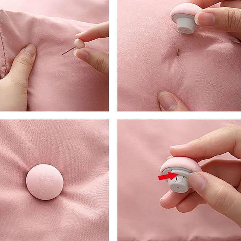 Upgrade Button To Unlock The Quilt Holder Anti-skid Anti-running Fixed Quilt Cover Quilt Cover Sheet Household Clip