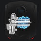 Car Inflatable Pump Mechanical Disk Finger Consumption Portable Car Reactor Tire High Power High Voltage Electric Air Air with Illumination Lamp